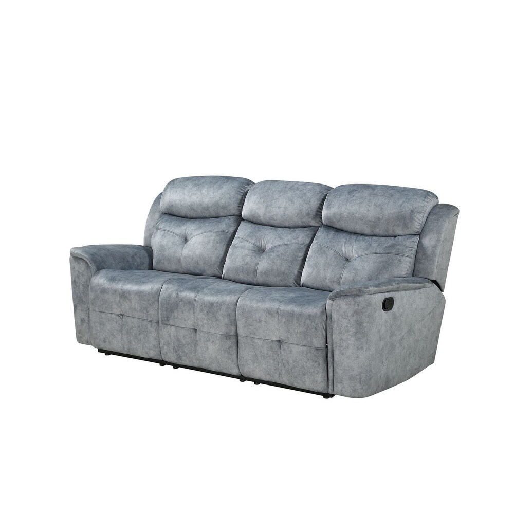 L shape Linen Fabric Sectional Sofa Set for Living Room Couch with Power Recliner Chair Sofa