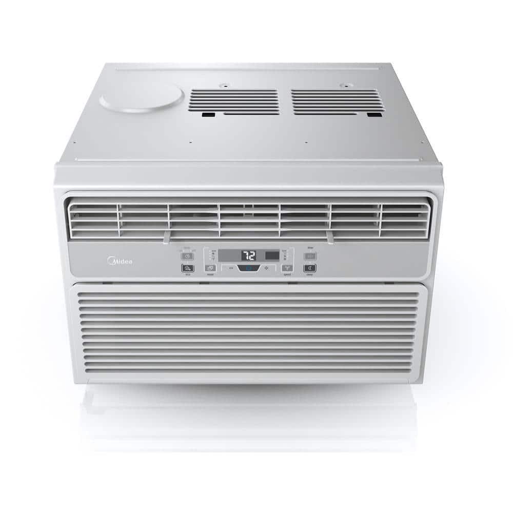 Midea 6000 BTU 115Volt Window Air Conditioner with Remote in White