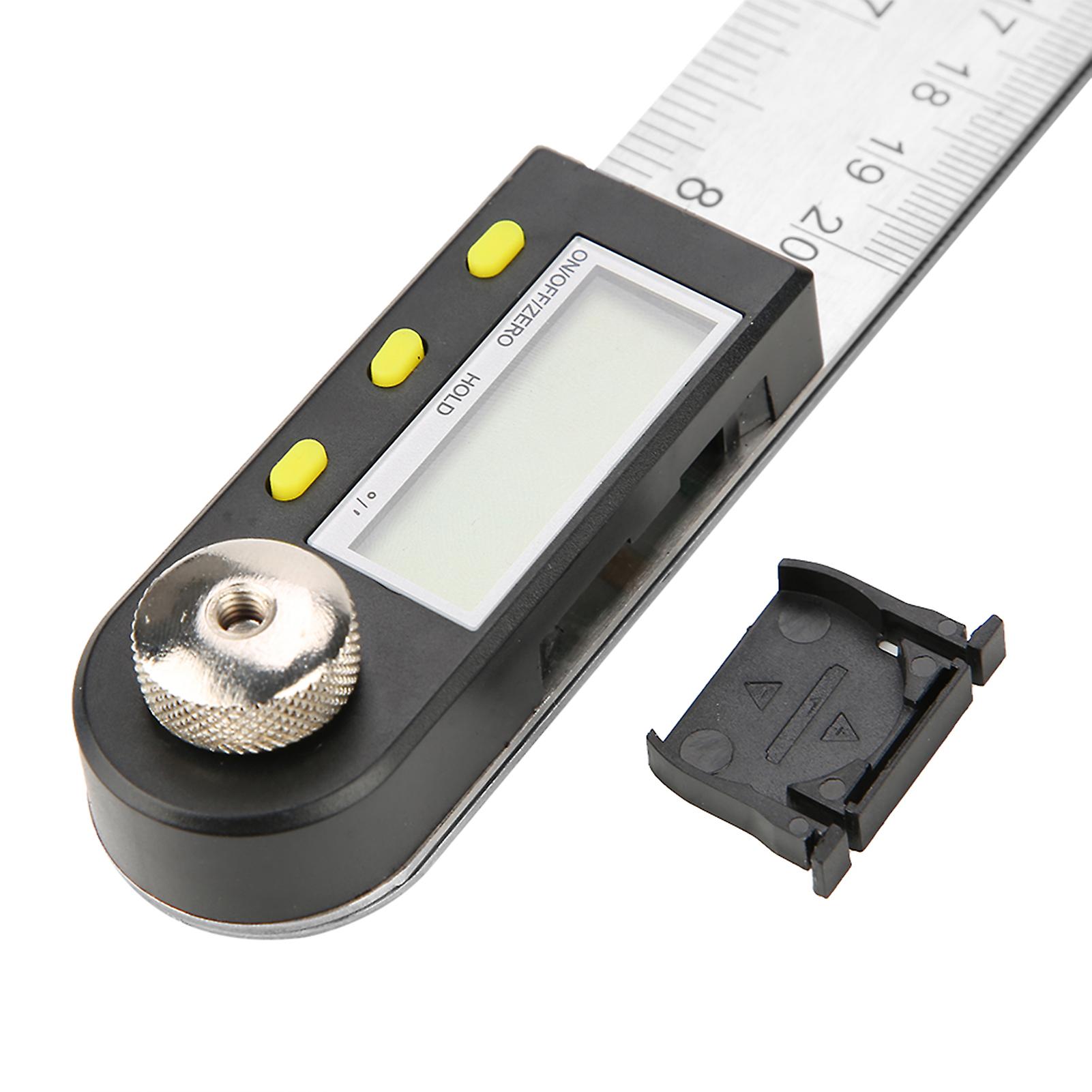 10390mm Stainless Steel Electronic Protractor Digital Goniometer Angle Finder Miter Gauge Ruler