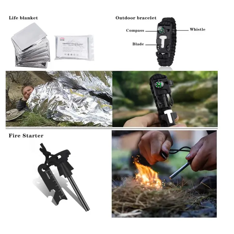 Portable Camping  Survival Emergency First Aid Kit Bag  Medical Supplies Outdoor Tactical First Aid Kit