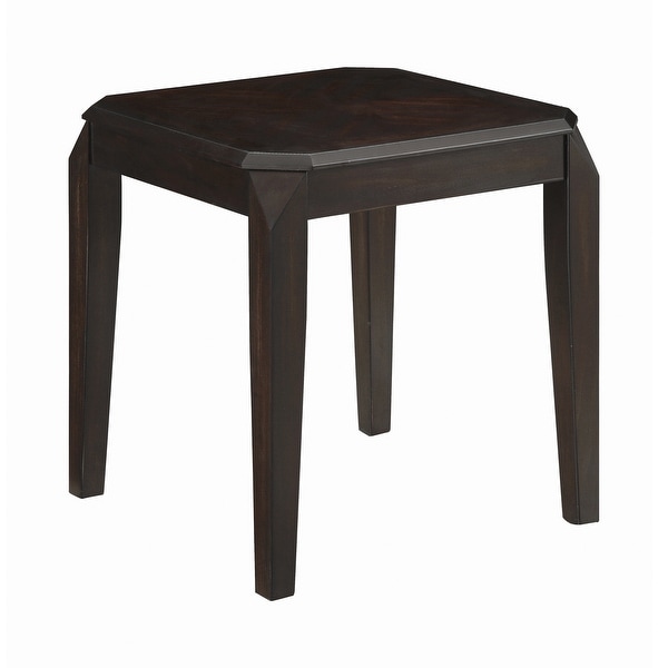 Sharla Walnut Square End Table