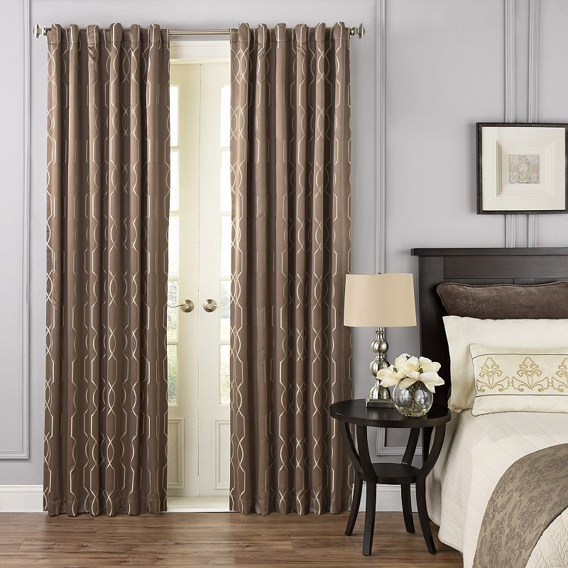 Beautyrest Blackout 1-Panel Yvon Window Curtain