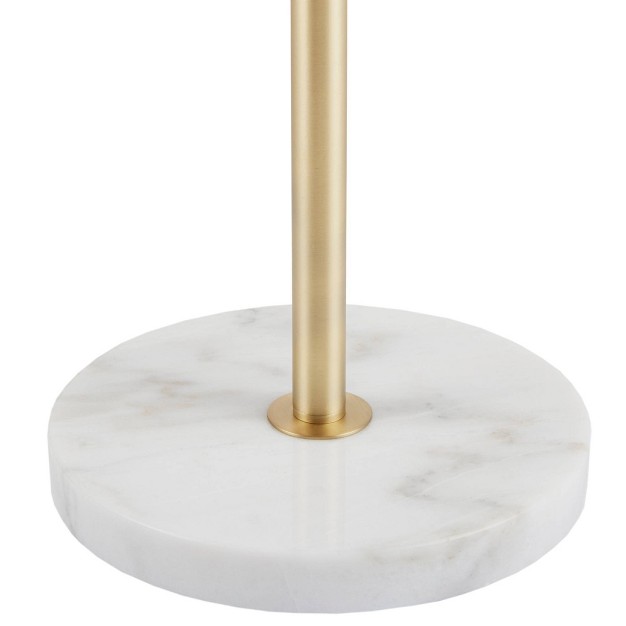 Holloway Floor Lamp includes Led Light Bulb White gold