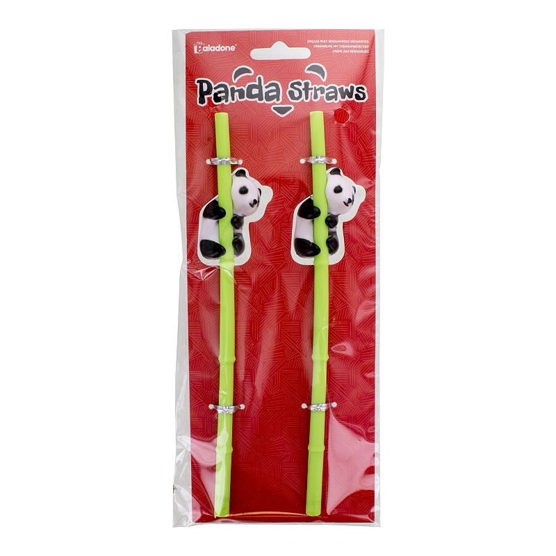 Paladone 2-Pack Panda Straws