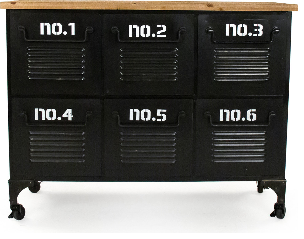 Meritt Metal Console   Industrial   Console Tables   by HedgeApple  Houzz