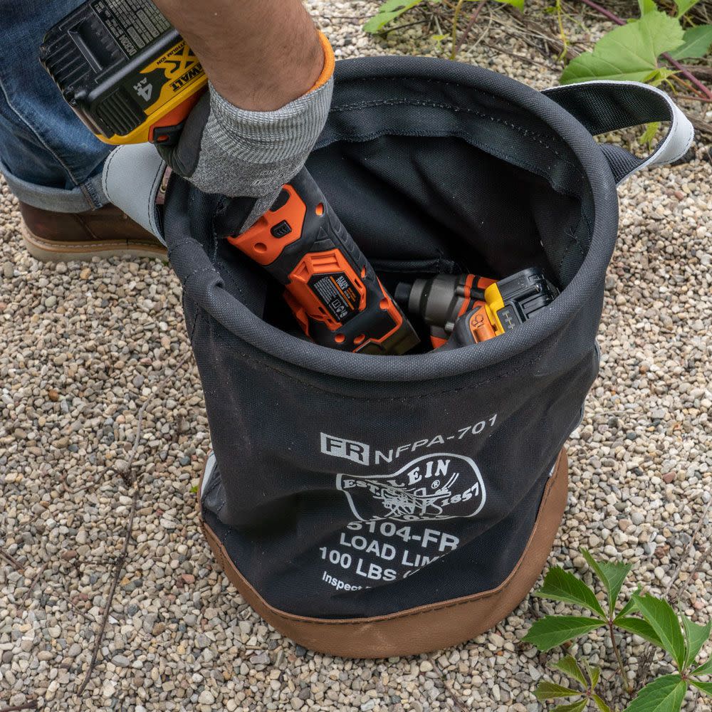 Flame-Resistant Canvas Bucket