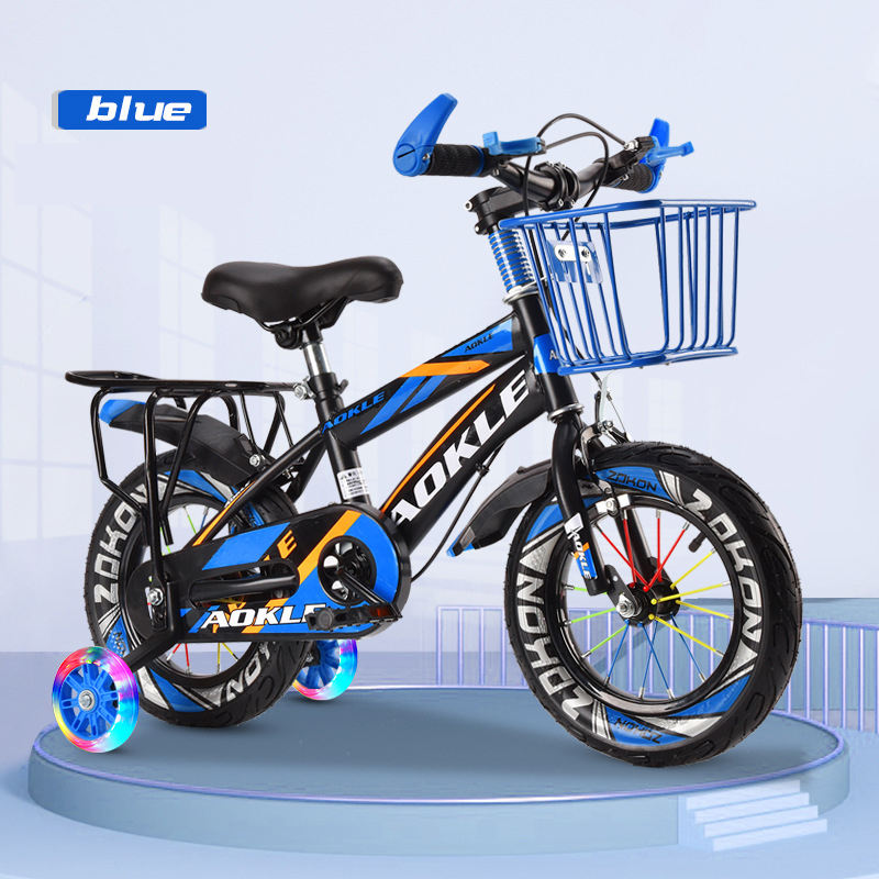 14inch new style high quality strong security folding scaling custom auxiliary 4 wheels city kids mountain bike