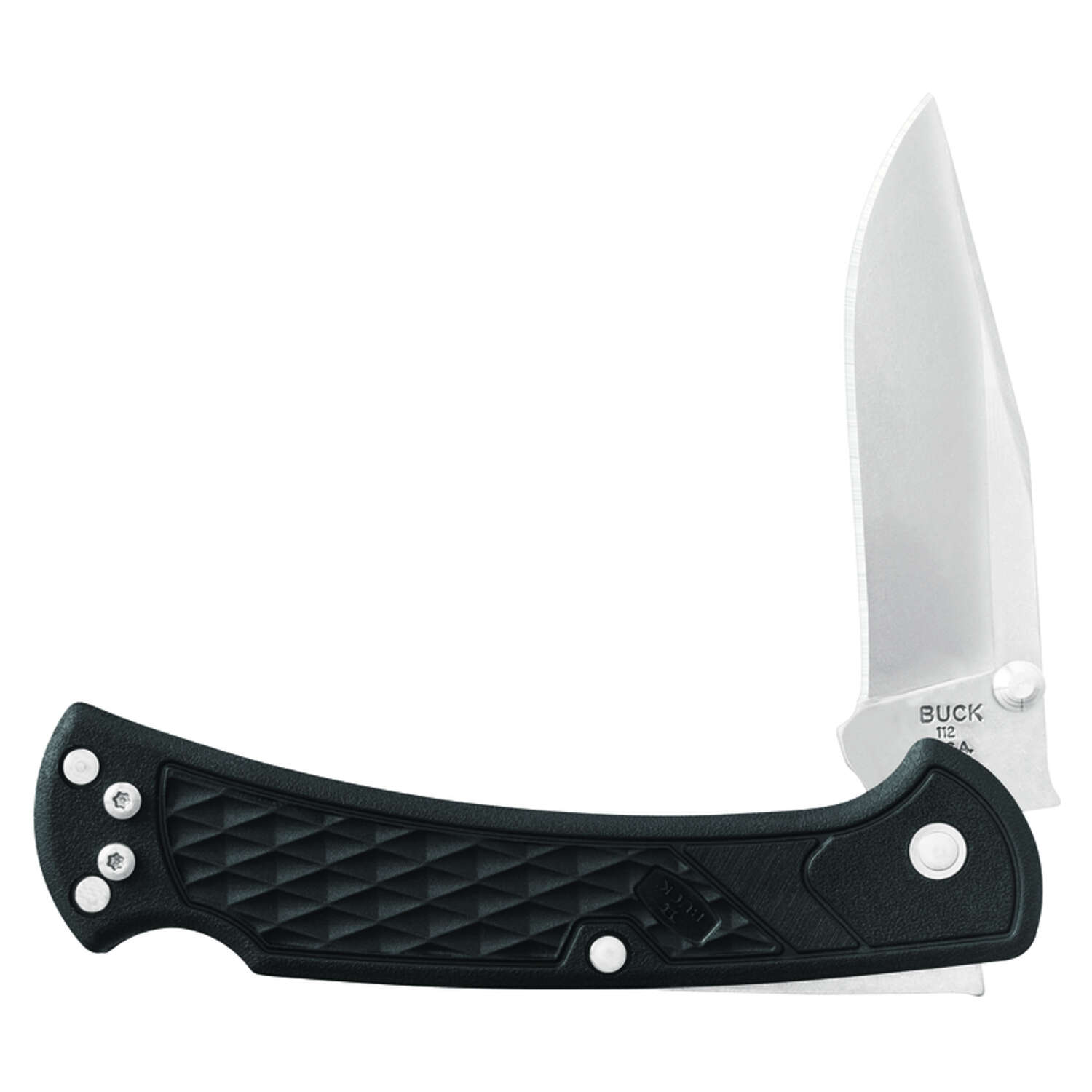 Buck Knives 112 Ranger Slim Select Black 420 HC Stainless Steel 7.25 in. Folding Knife