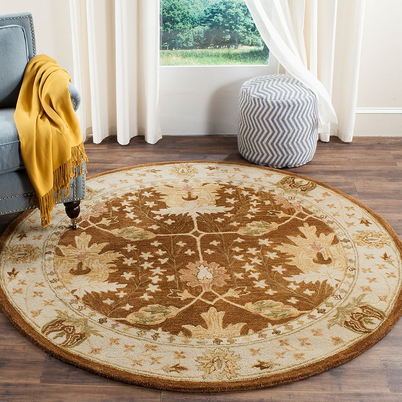 Safavieh Antiquity Shannon Framed Floral Wool Rug