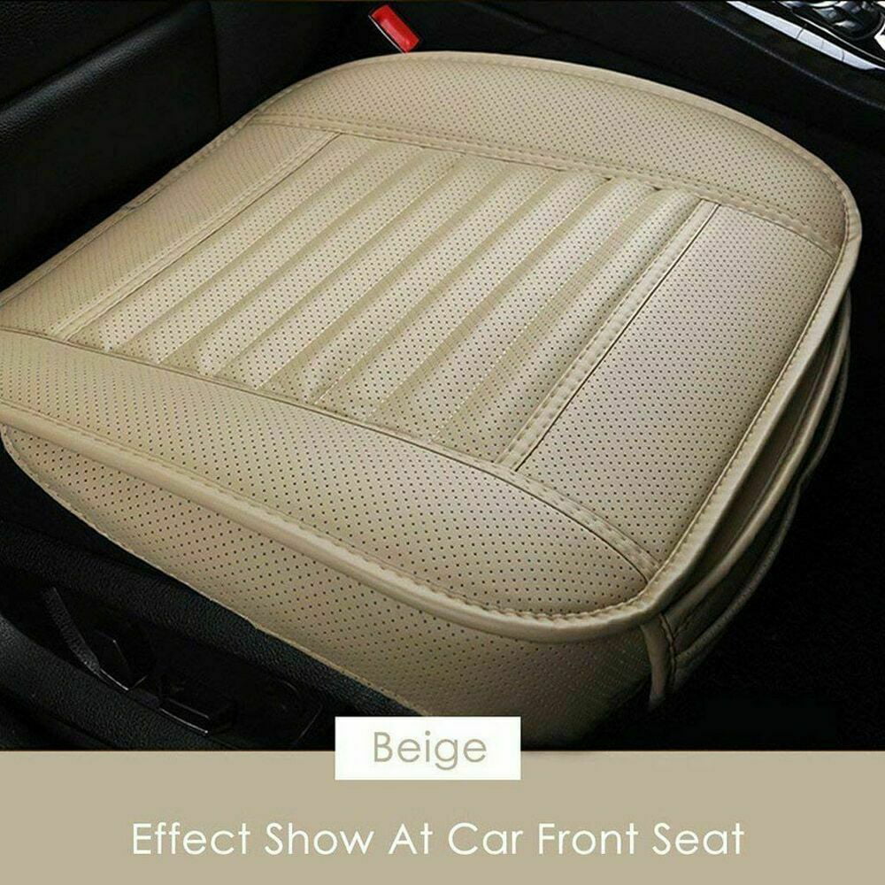 Car Seat Cushion，Full Surround Car Seat Covers Car Interior Seat Covers Pad Mat Bamboo Charcoal Breathable Comfortable Seat Covers， Anti-skid Leather