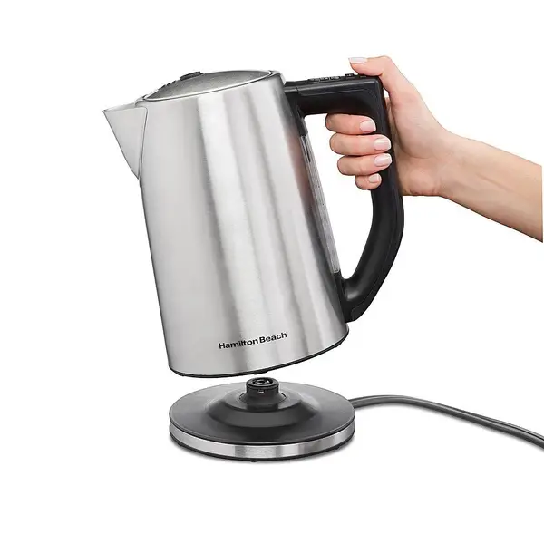 Hamilton Beach Brushed Stainless 1.7 Liter Variable Temperature Kettle