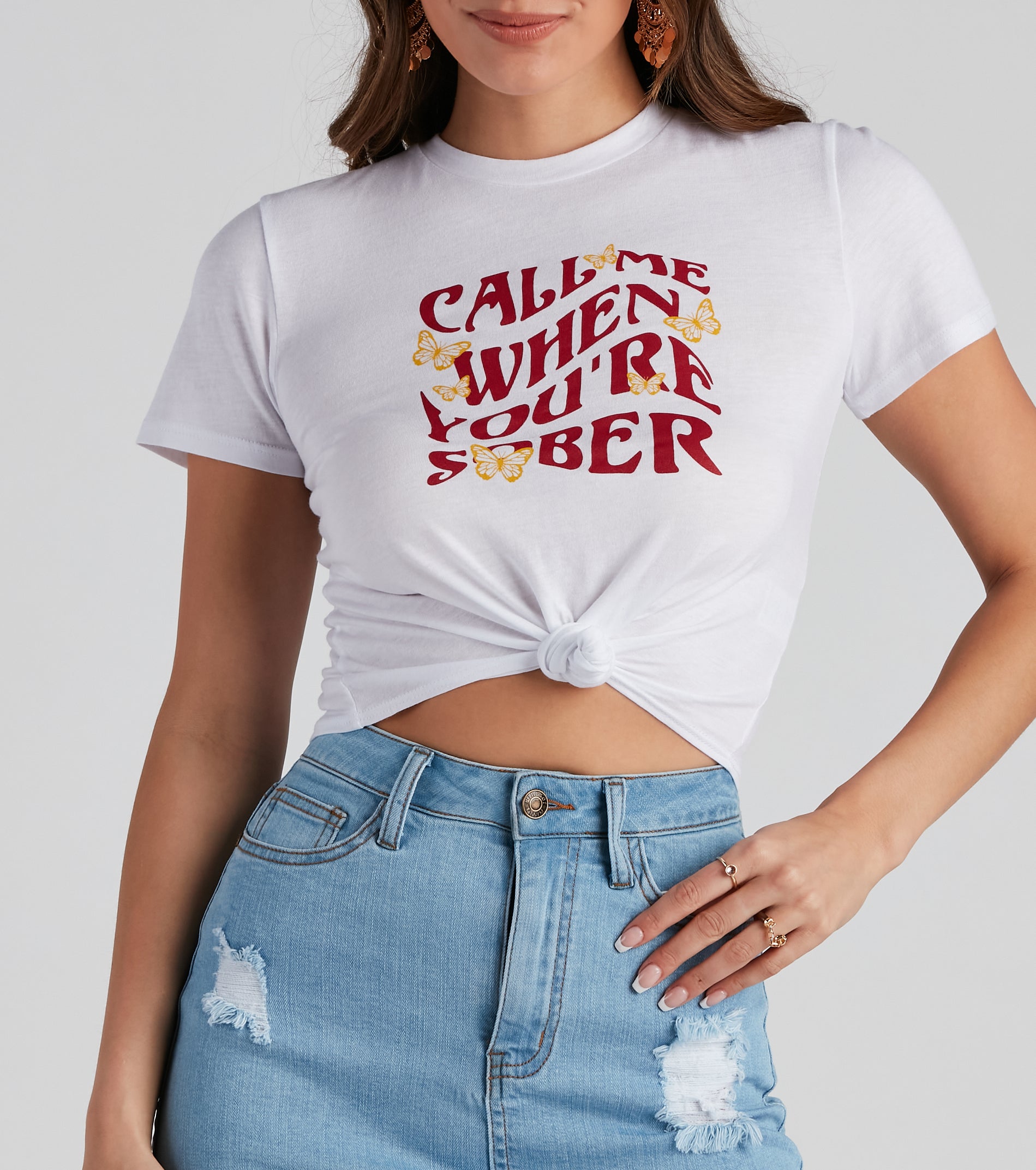 Call Me When You're Sober Tee