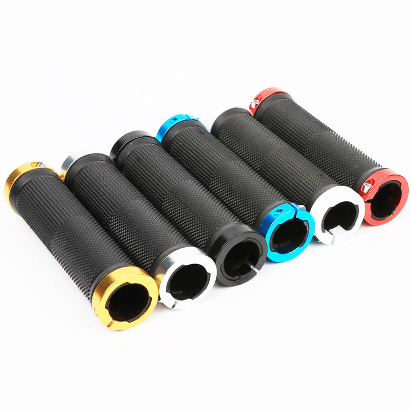 Bicycle Grips MTB Bike Hand bar Grips Rubber Non slip Bilateral Lock Cycling Bmx Handle Grips Bikes Handlebar