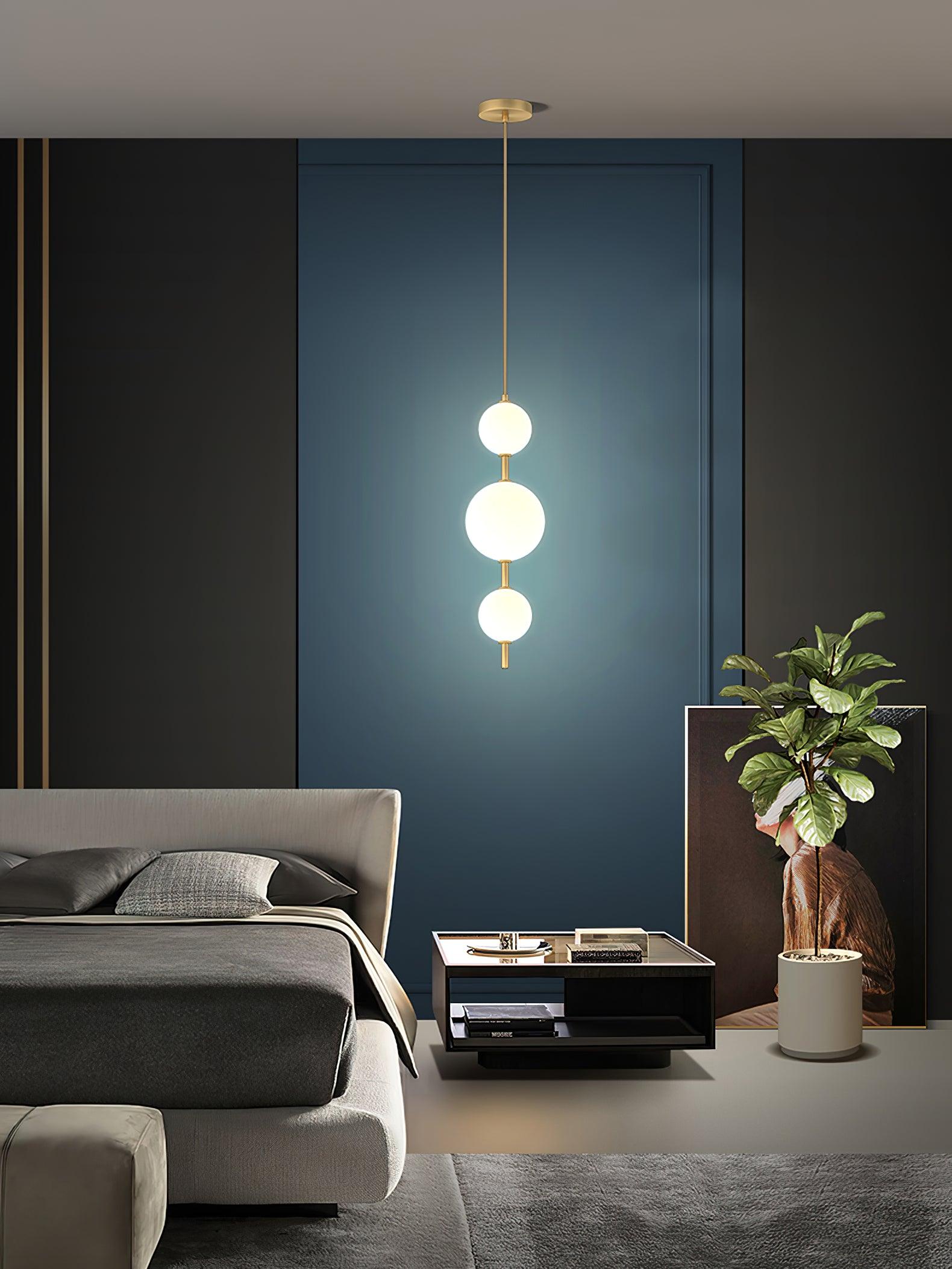 Vertical Globe Pendant Lamp