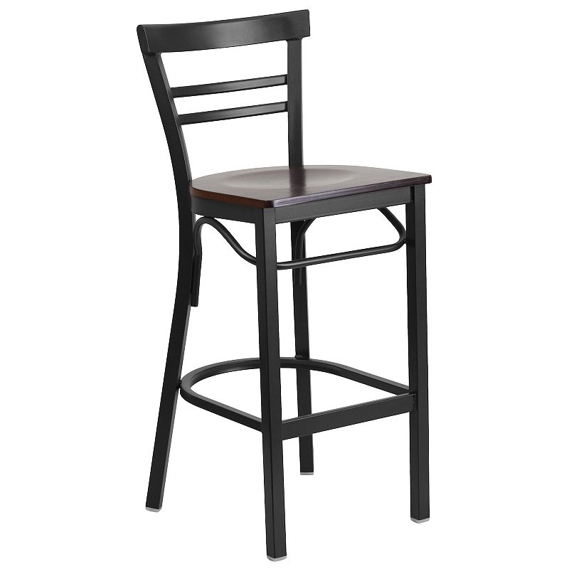 Flash Furniture HERCULES Series Ladder Back Bar Stool