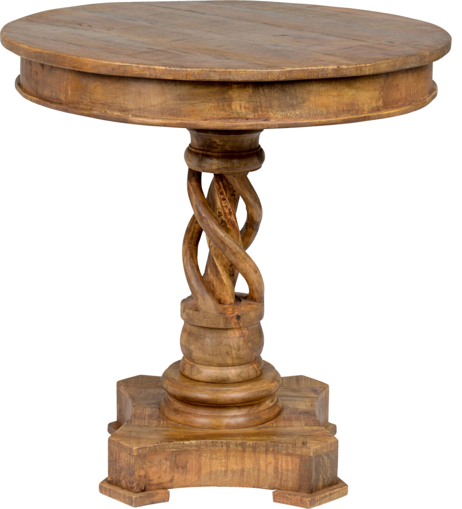 Bella Round Table   Traditional   Side Tables And End Tables   by HedgeApple  Houzz