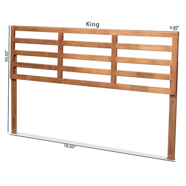 Akemi Modern and Contemporary Wood Headboard - - 33123260