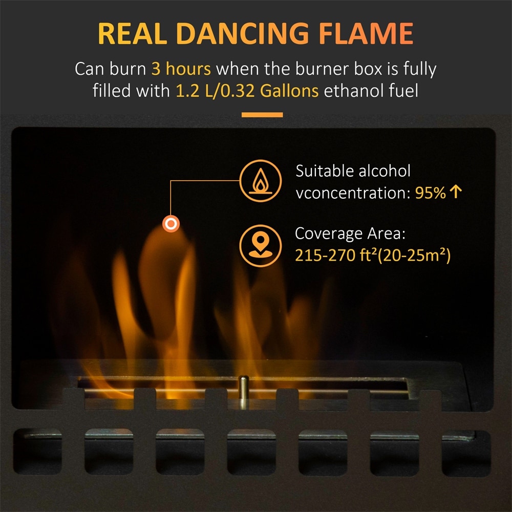 Ethanol Fireplace  9.75\