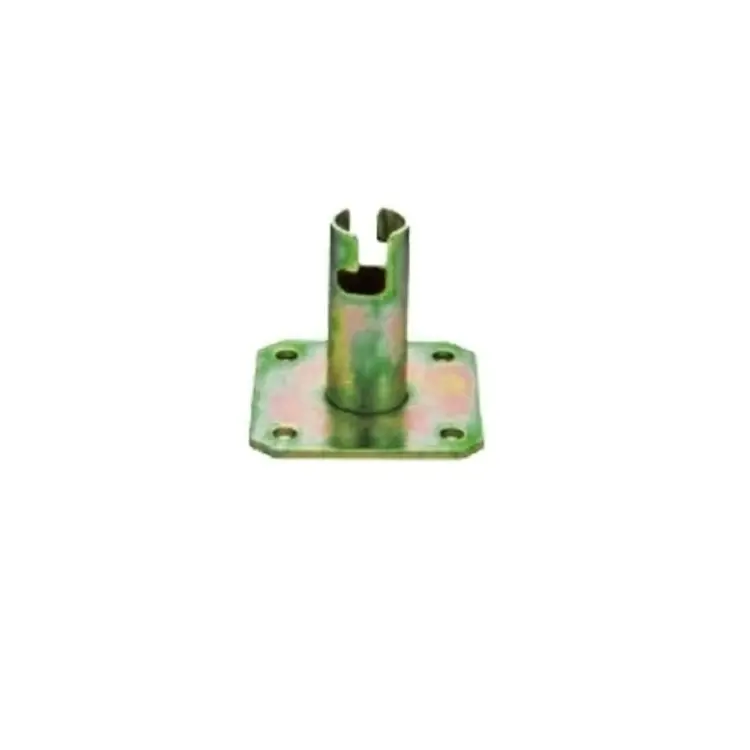 Fence pipe Fixed base fence accessories Metal fence clips bolts nuts screws Sturdy fixing pole mate stand