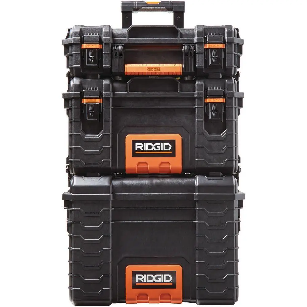 RIDGID Pro Gear Black 22 in. Black Modular Tool Box 221733