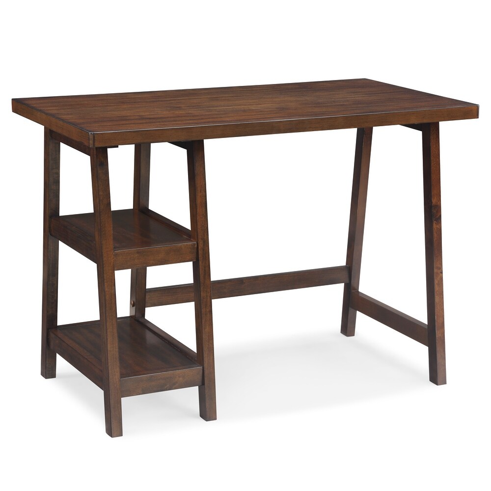 Roundhill Furniture Redina Contemporary Wood Writing Desk with Storage