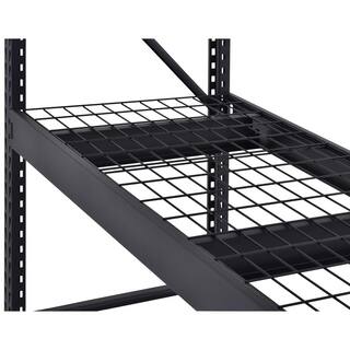 Husky 5-Tier Industrial Duty Steel Freestanding Garage Storage Shelving Unit in Black (90 in. W x 90 in. H x 24 in. D) N2W902490W5B