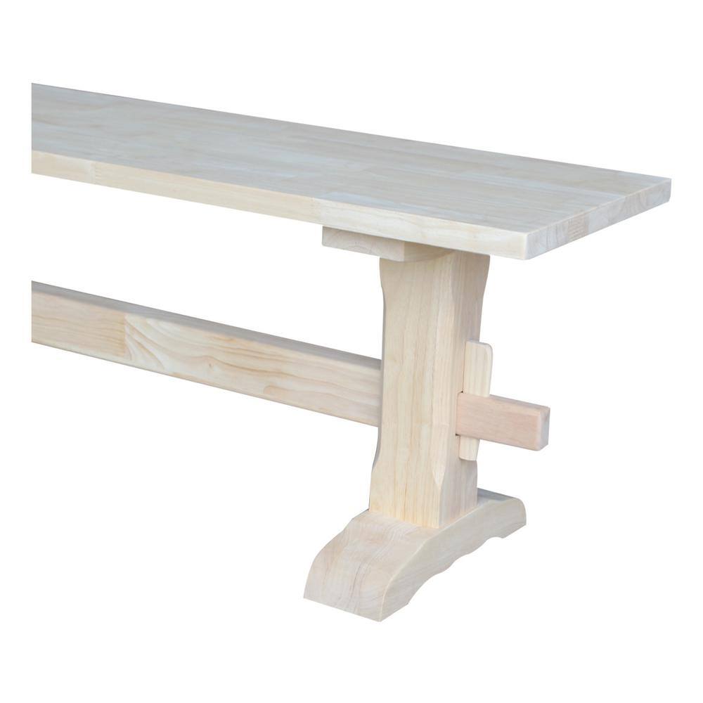 International Concepts Unfinished Bench KBE-72