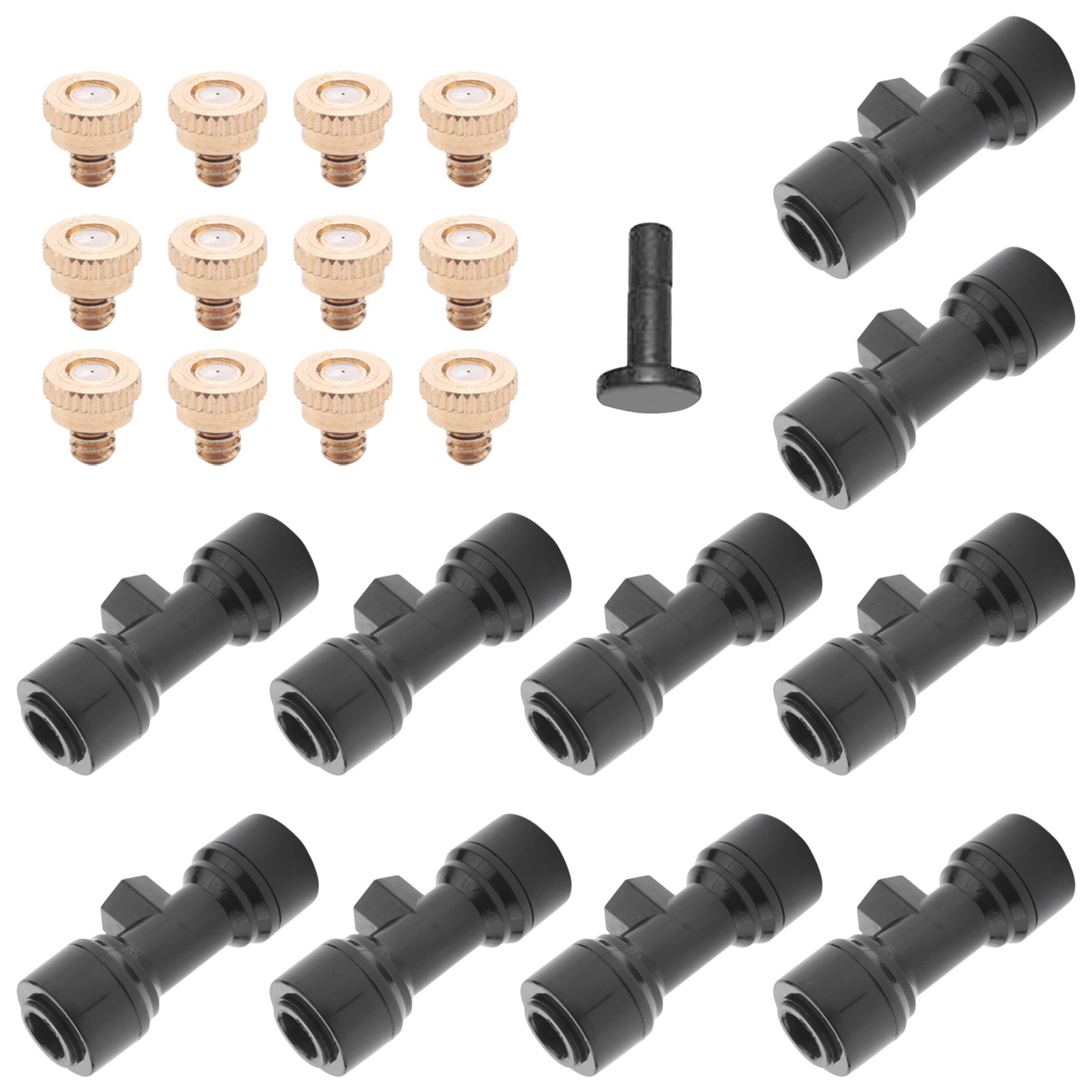 Misting Nozzles Kit Fog Nozzles For Patio Misting System Outdoor Cooling System Garden Water Mister