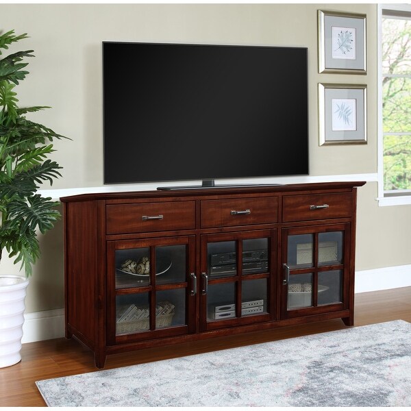 Abbyson Oliver Traditional 70 Inch Wood Media Console