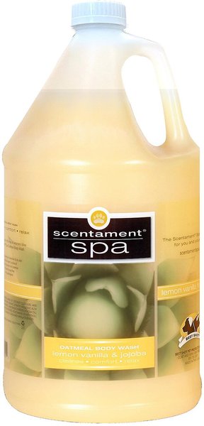 Best Shot Scentament Spa Oatmeal Lemon Vanilla and Jojoba Dog and Cat Body Wash