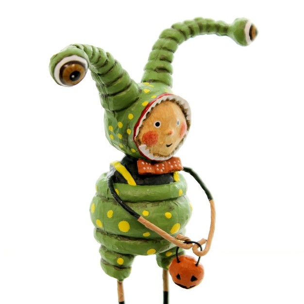 Lori Mitchell Little Alien One Figurines 6 0 Inches Halloween Trick Or Treat 93903 Polyresin Green