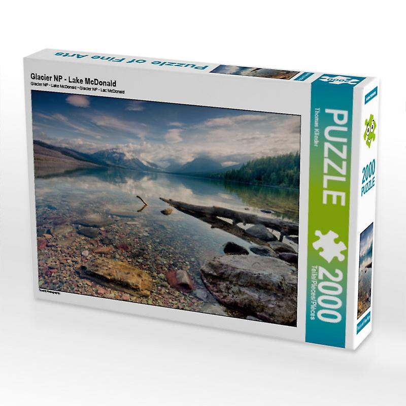 Glacier np   lake mcdonald   calvendo foto puzzle