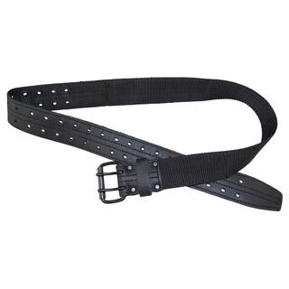 Graintex 54 in. Polyester Web Belt with Leather Trim PB2023