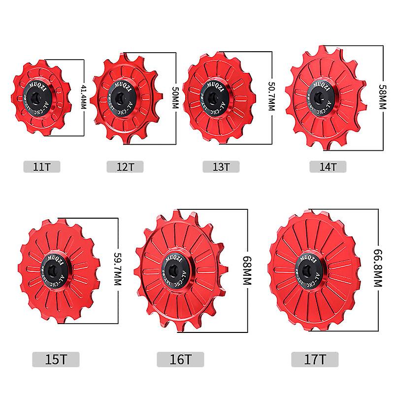 Born Pretty Muqzi 11/12/13/14/15/16/17t Rear Derailleur Jockey Wheel Ceramic Pulley Mtb Pulleys Road Bike Ceramics Bearing Guide Wheel