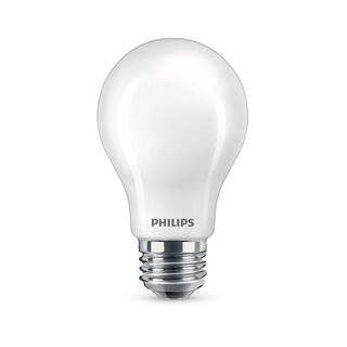 Philips 40-Watt Equivalent A19 Ultra Definition Dimmable E26 LED Light Bulb Soft White with Warm Glow 2700K (4-Pack) 576090