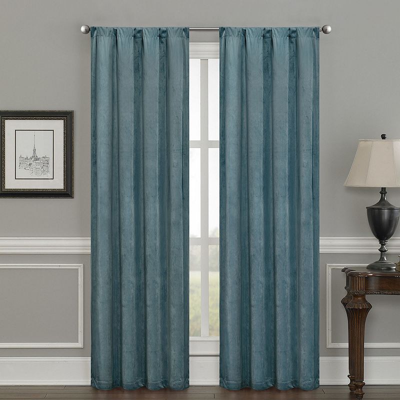 B. Smith Verdi 2-pack Velvet Window Curtains