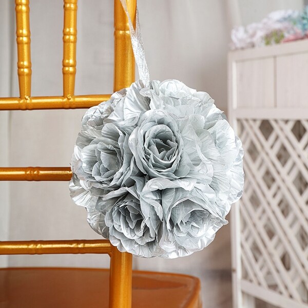 7 Roses Kissing Flower Pomander Balls for Events