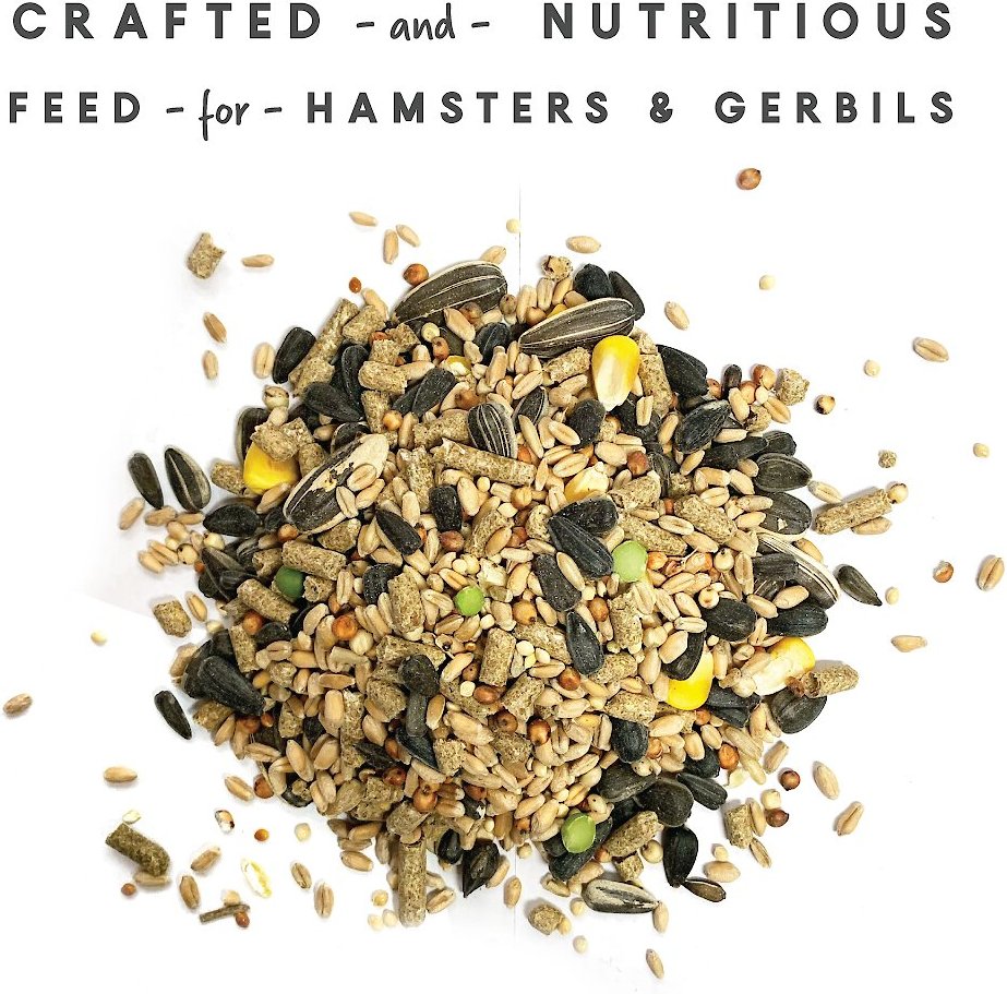 Manna Pro Crafted and Nutritious Hamster and Gerbil Food， 2.5-lb bag