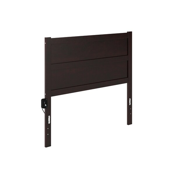 NoHo Full Panel Headboard in Espresso - - 37219650