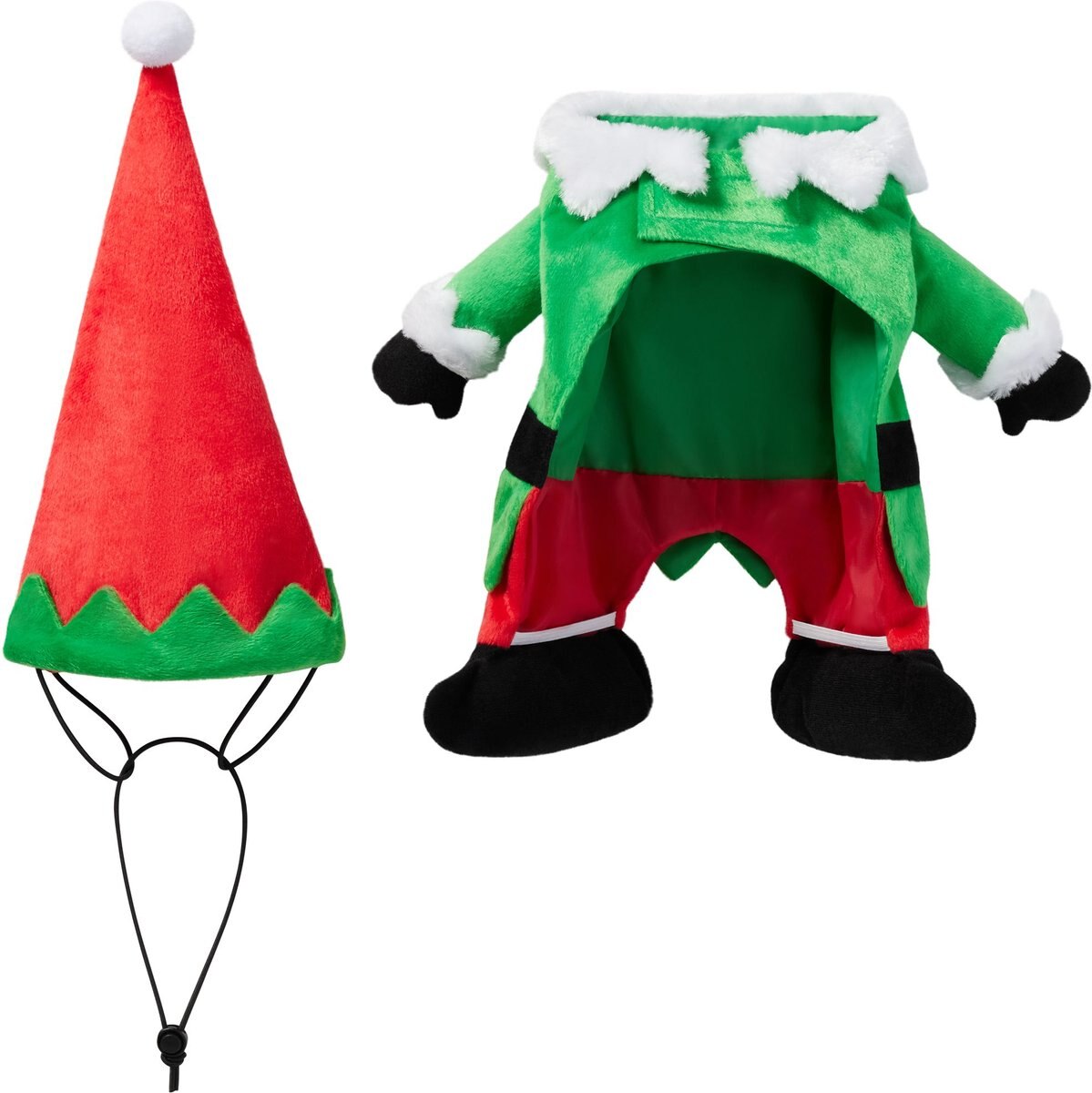 Frisco Front Walking Elf Dog and Cat Costume