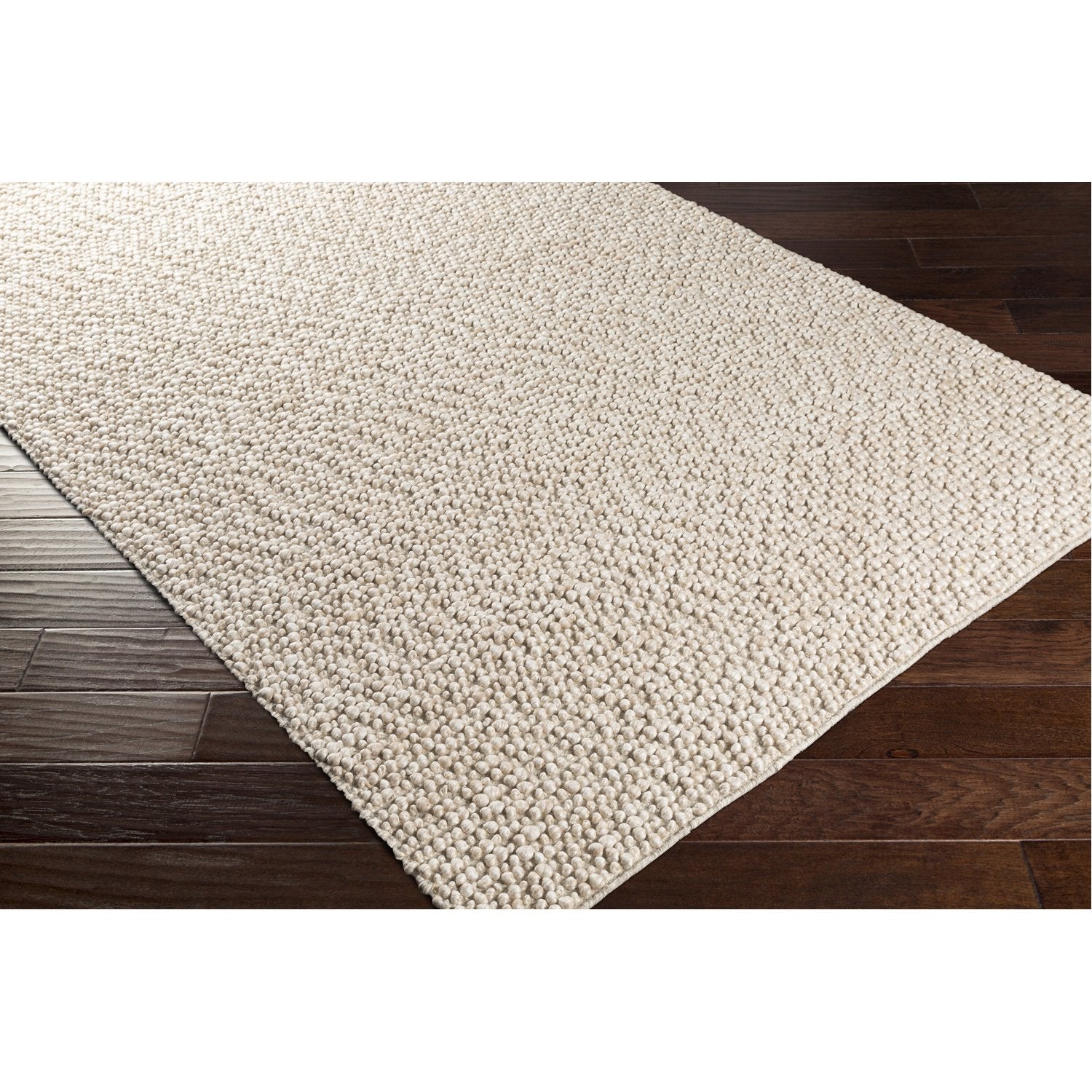 Como Hand Woven Rug in Khaki, Ivory