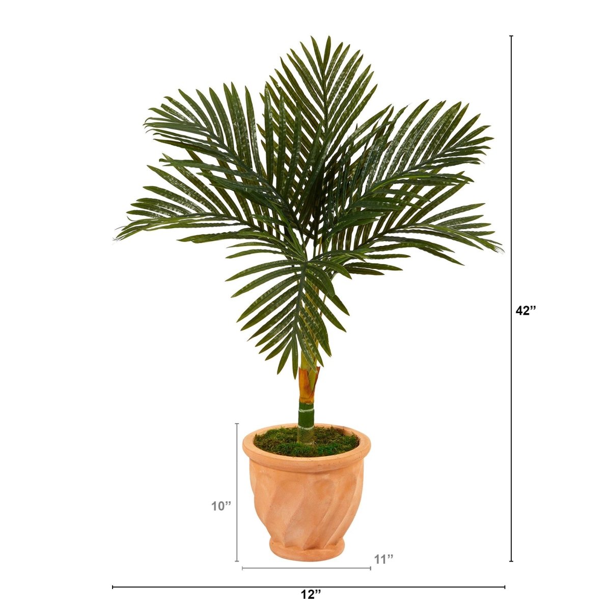 3.5' Golden Cane Artificial Palm Tree – Ed's Plant Shop