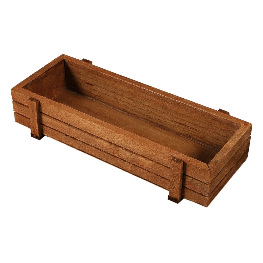 Wooden Planter Box Home Garden Rectangle Storage box