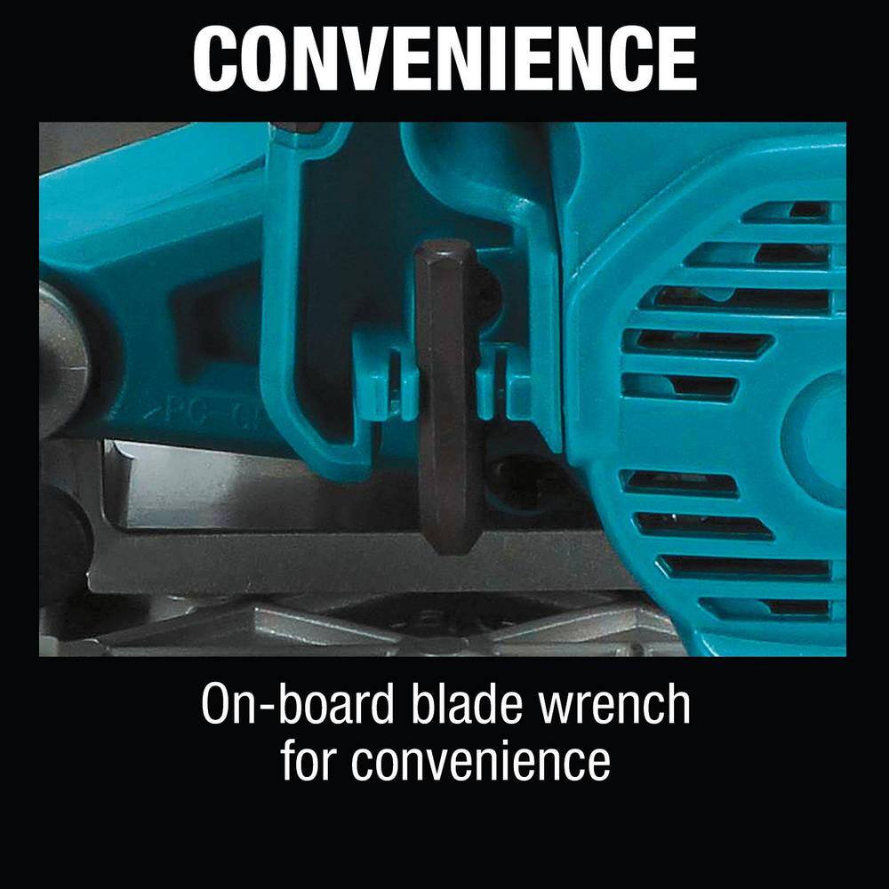 Makita 18V X2 LXT Lithium-Ion (36V) 7-14 in. Brushless Cordless Circular Saw Guide Rail Compatible Base (Tool-Only) XSH08Z