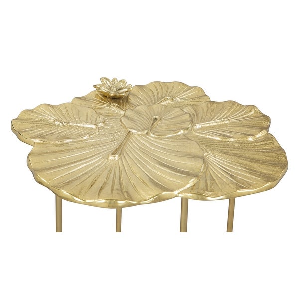 Lotus Side Table Gold - 16.7