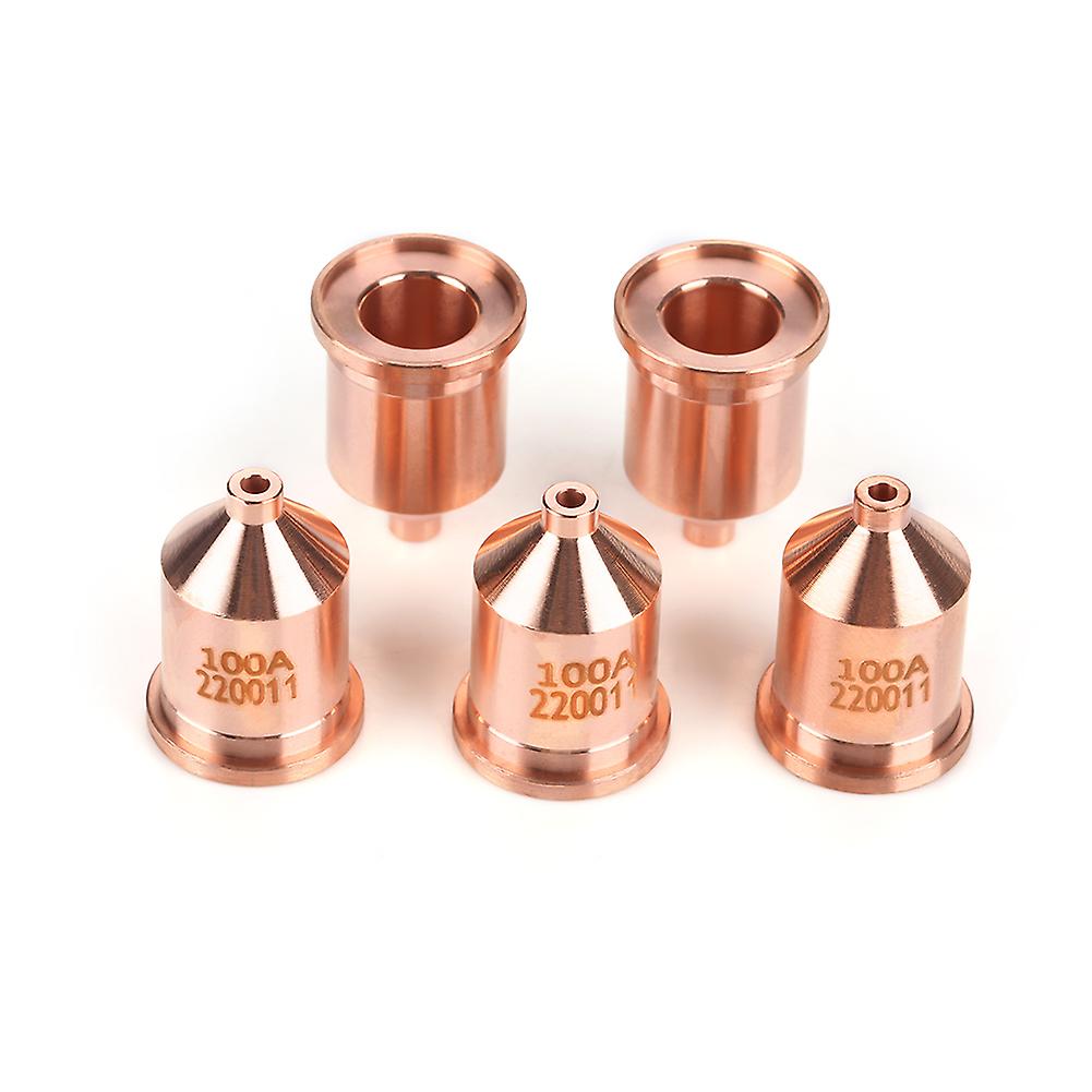 5 Pcs/set 220011 Plasma Cutter Cutting Torch Consumables Nozzle Tips Kit For Max1650