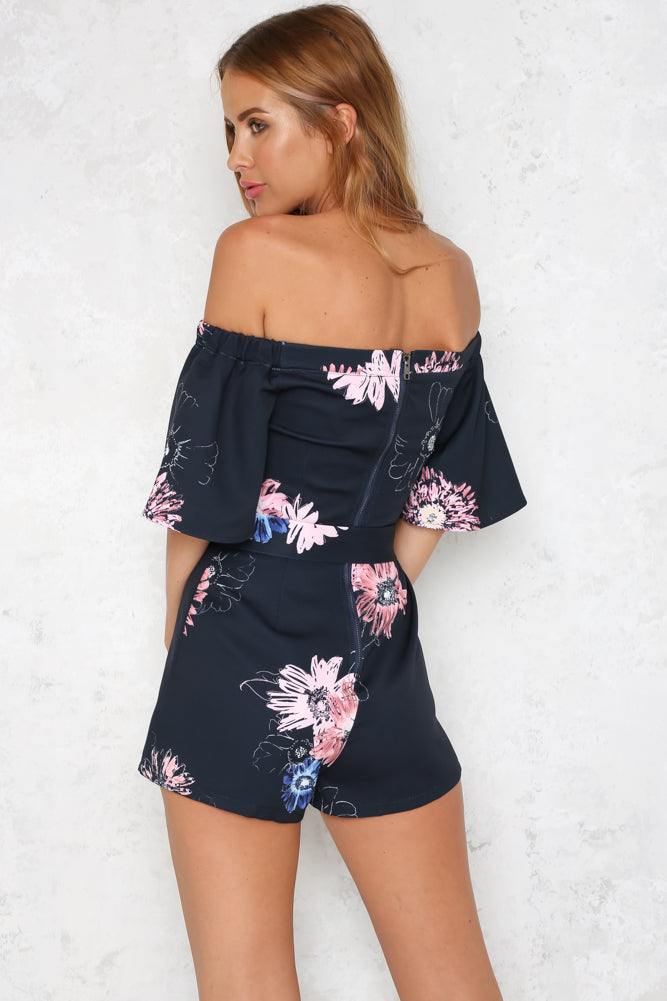 Little Spoon Romper Navy