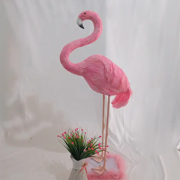 Custom Simulation  Flamingo Wedding Supplies Party Window Display Decoration Wedding Photography Props Garden yard Pink Flamingo