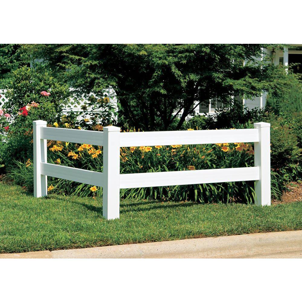 Veranda 5 in. x 5 in. White Vinyl Pyramid Fence Post Cap 211350