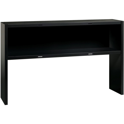 Lorell Modular Desk Series Black Stack-on Hutch (79169)